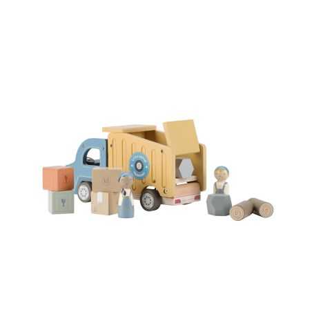 Camion benne en bois