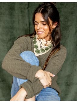 Petit foulard Manika | Cerisier