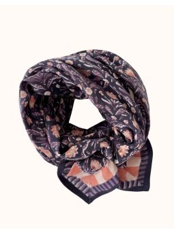 Grand foulard Latika | Cactus navy