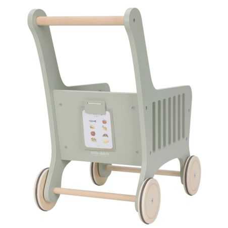 Chariot de courses en bois