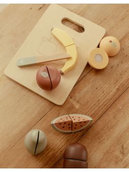 Fruits à découper et planche