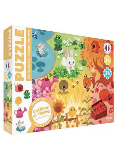 Puzzle Cherche et Trouve 24 pièces| Couleurs