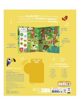 Livre Cherche et trouve sonore | Animaux