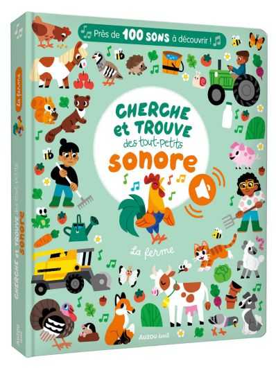 Livre Cherche et trouve sonore | La ferme