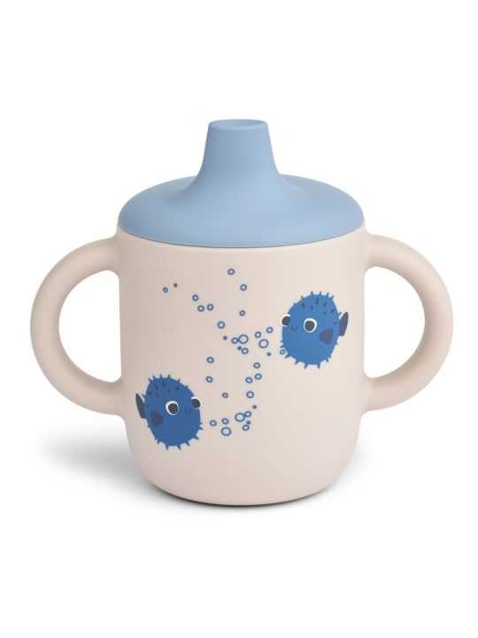 Tasse apprentissage couvercle silicone | Pufferfish