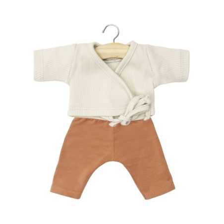 Ensemble Roxane | Lin et legging cassonade