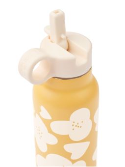 Gourde isotherme Falk 350ml | Flower lemon