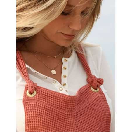 Salopette maternité Maya | Terracotta