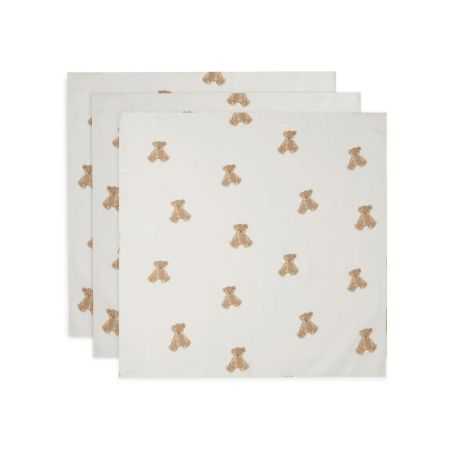 Pack 3 langes 70 70cm | Teddy bear