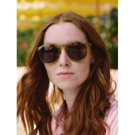 Lunettes de soleil adultes | Golden green M