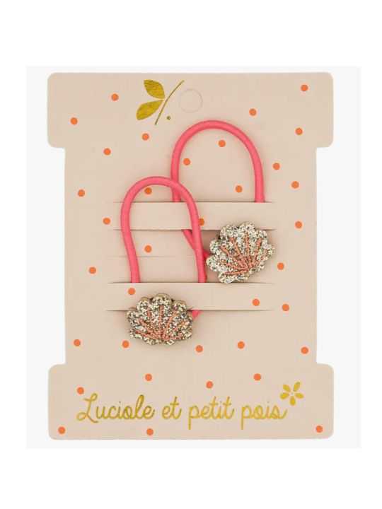 Duo Elastiques | Mini Coquillages dorés
