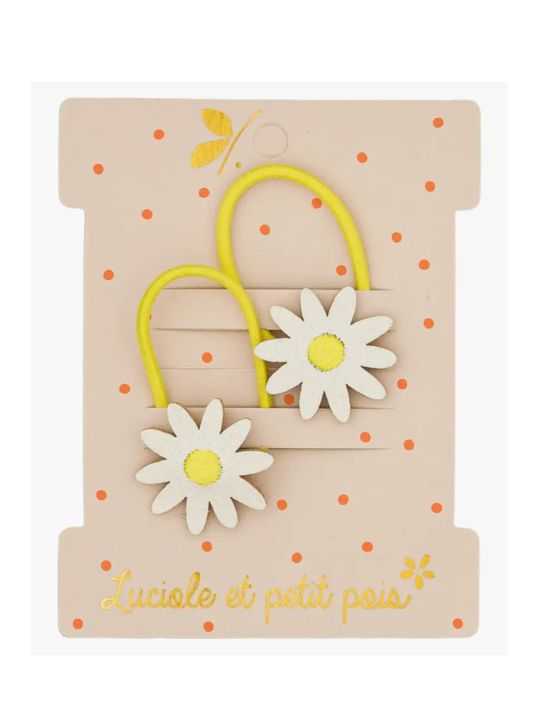 Duo mini élastiques | Daisy la marguerite