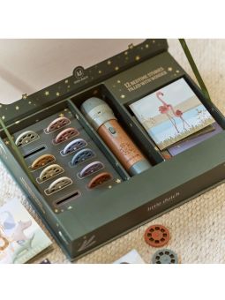 Coffret lampe à histoires | Safari friends