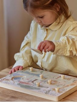 Puzzle sonore en bois | Safari Friends