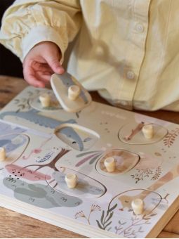 Puzzle sonore en bois | Safari Friends