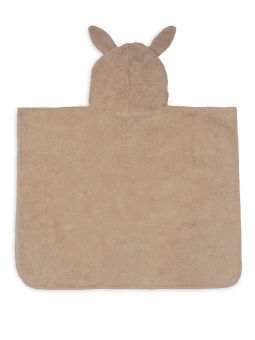 Poncho de bain | Milky coffee