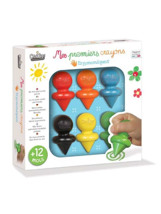 Mes premiers crayons cire | Lot de 6