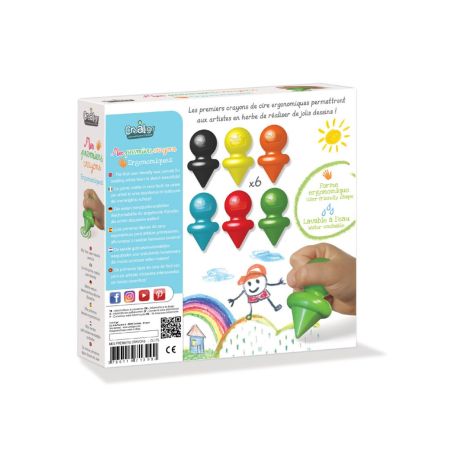 Mes premiers crayons cire | Lot de 6