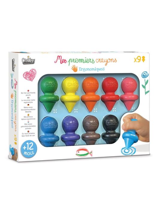 Mes premiers crayons cire | Lot de 9
